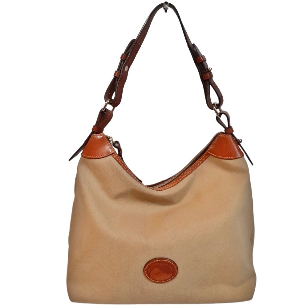 Dooney & Bourke Erica Nylon & Vacchetta Leather Hobo Bag